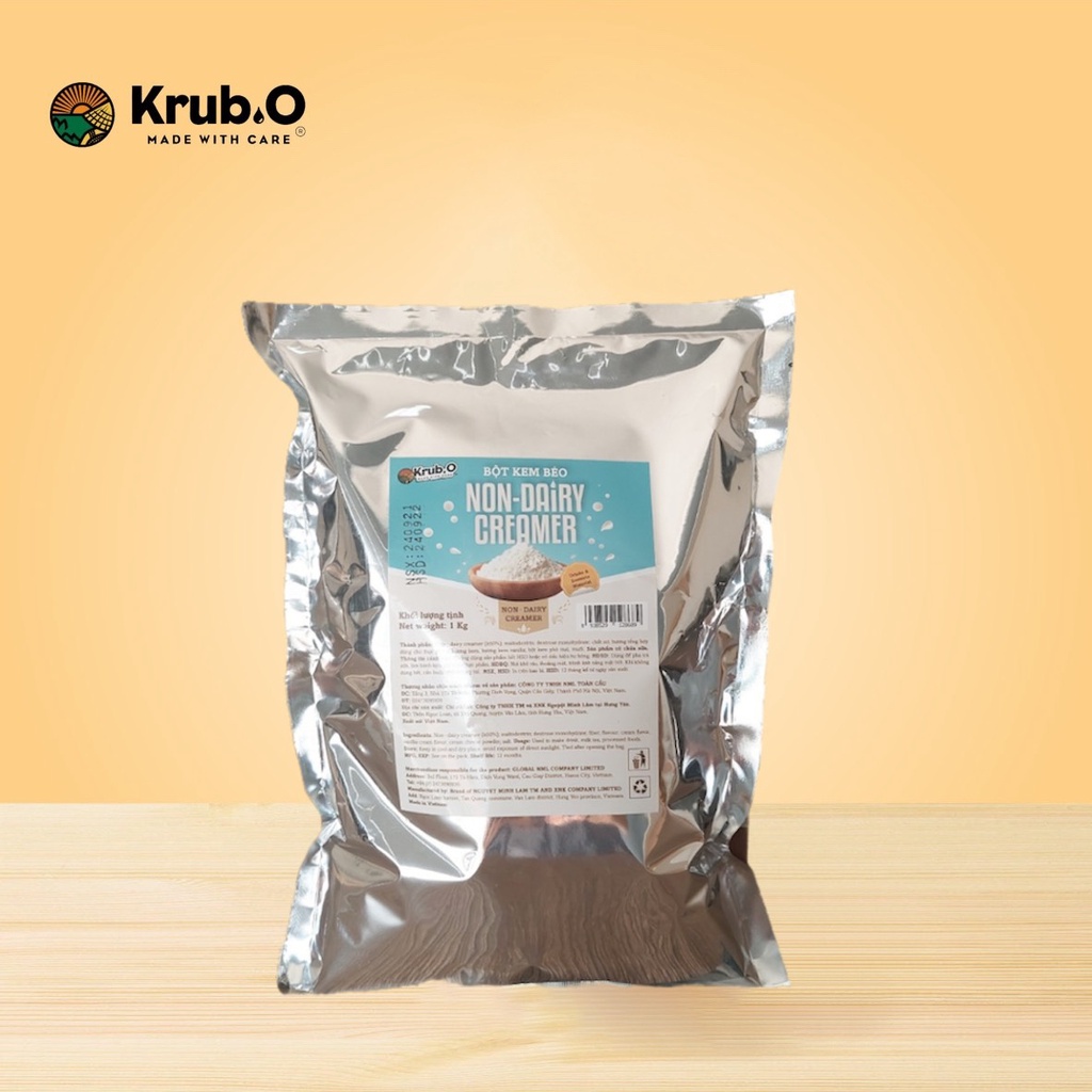 BỘT SỮA CAO CẤP Krub.O 5Kg - Non Dairy Creamer Cao Cấp - 5Kg