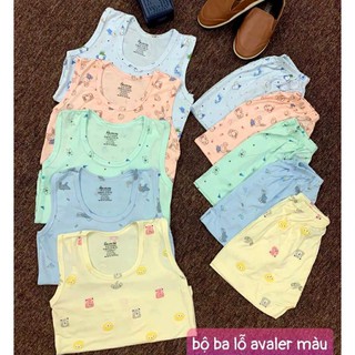 Bộ Ba Lỗ bé trai bé gái thun lạnh đẹp