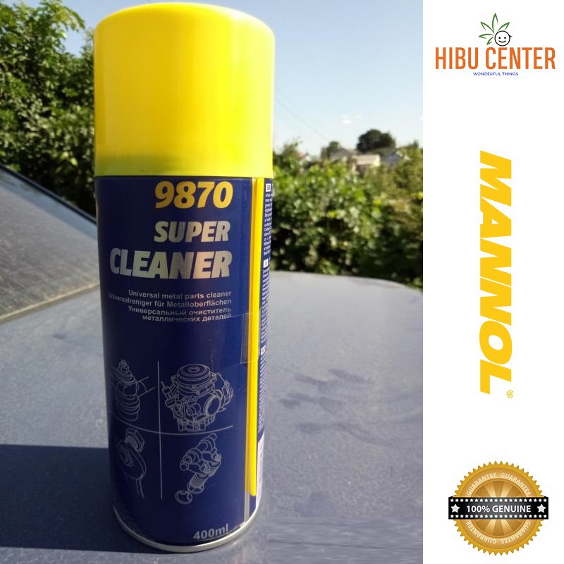 Tẩy Rửa Siêu Sạch Cho Động Cơ và Tẩy Rỉ Đa Năng MANNOL 9870 – 400ML Super Cleaner, Hàng Chính Hãng – HIBUCENTER