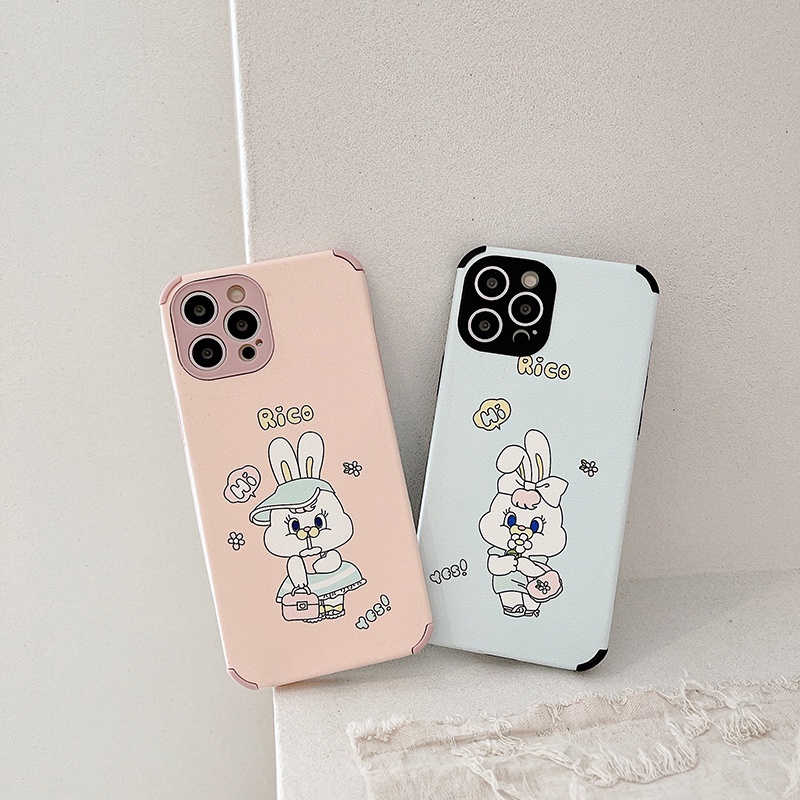 Ốp Điện Thoại Tpu Họa Tiết Thỏ Hoạt Hình Cho Iphone 11 Pro Max X Xr Xs Max 7 8 Plus Se 2020 12 Pro Max 12 Mini | WebRaoVat - webraovat.net.vn