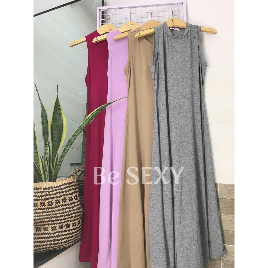 Đầm maxi thiết kế ,thun cotton lụa ,màu cực sang.