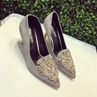 Sale Giầy da lộn đá sz 38 hàng qc