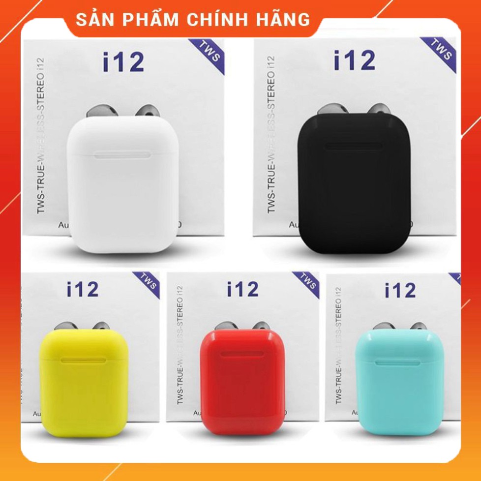 Tai Nghe Bluetooth i12 TWS cảm biến vân tay - BH 1 đôi 1