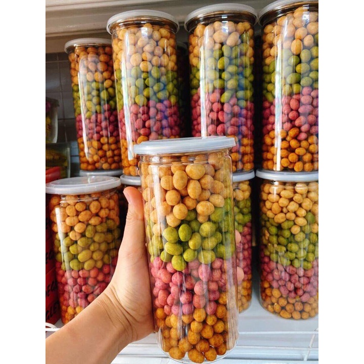 Đậu Phộng Da Cá Vị Trà Xanh - Lon 180Gr