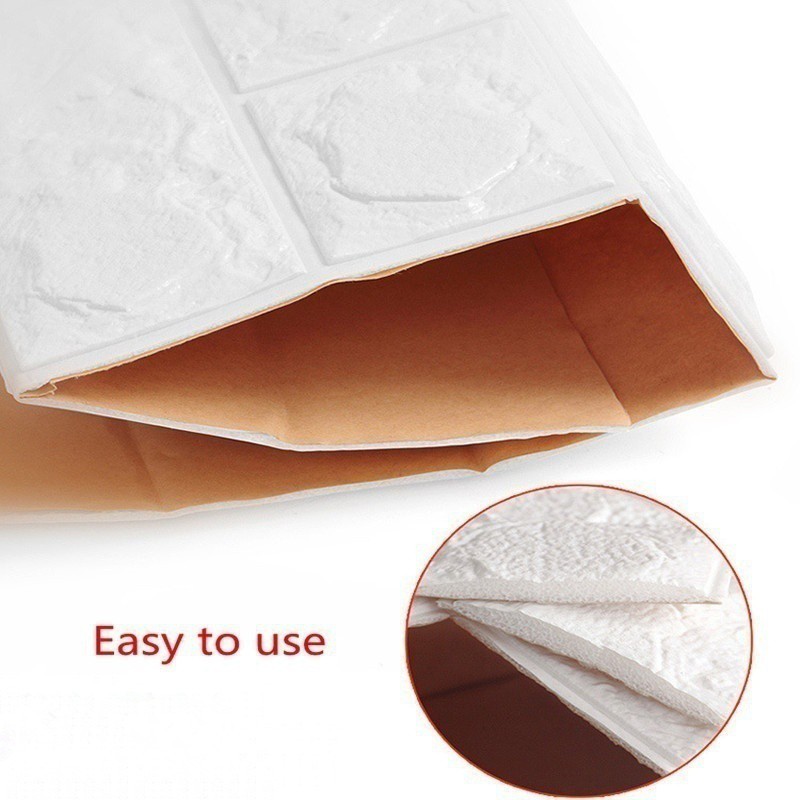 Giấy dán tường giả gạch trang trí đa năng