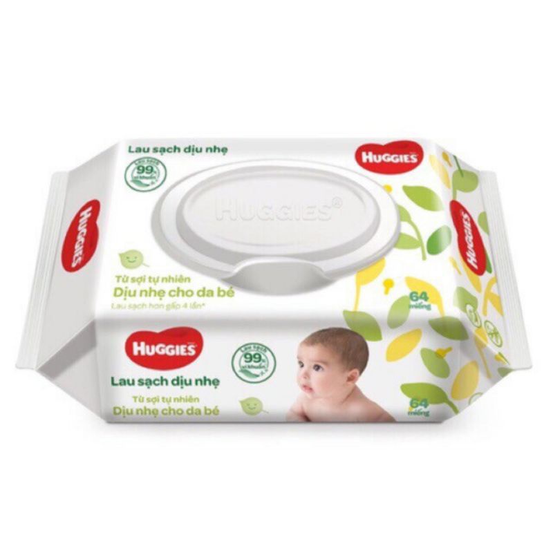 Khăn ướt Huggies 400 gram- 64 tờ