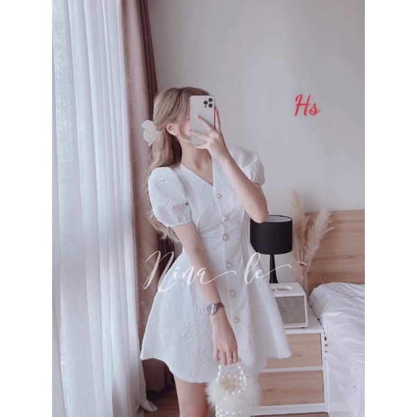 Váy xốp hở lưng HSU1