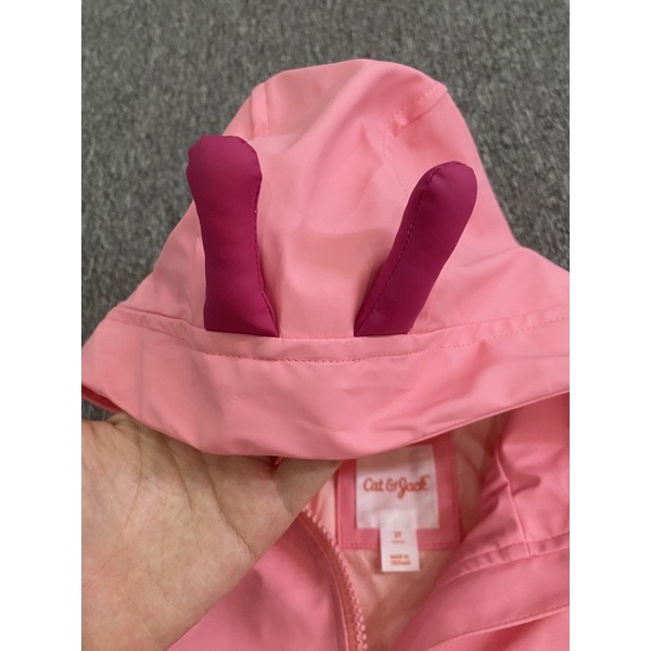 Áo khoác raincoat bé gái 12m-5y