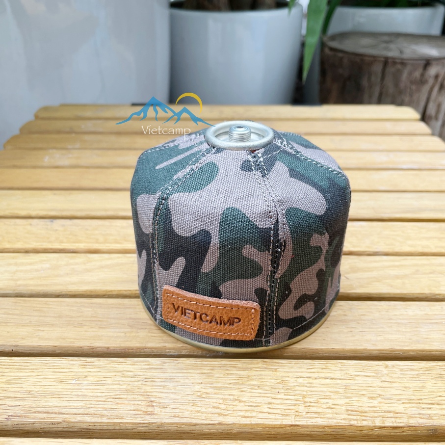 Vải bọc bình ga mini Vietcamp cho 2 loại bình dài 220g - tròn 230g
