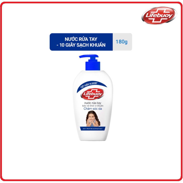 Nước Rửa Tay LIFEBUOY Diệt Khuẩn Chai 180g