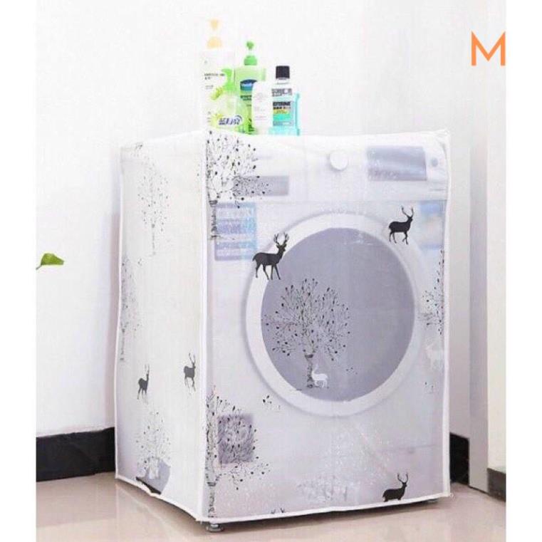 Áo trùm máy giặt vỏ bọc loại cửa trước ngang & trên đứng 7kg 8kg 9kg - vải bao chùm chống bụi 4.7 K56