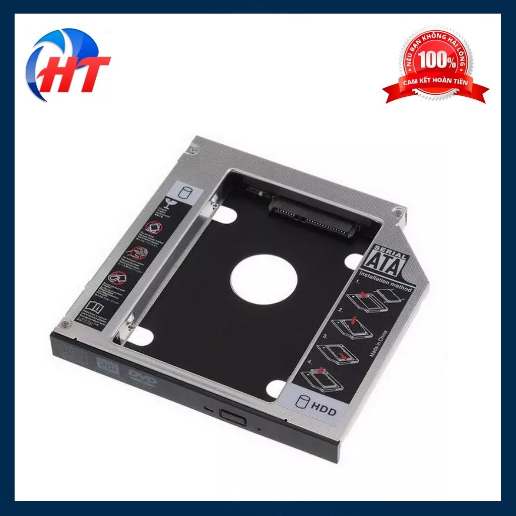 KHAY LẮP Ổ CỨNG SSD/HDD CADDY BAY DÀY 12.7MM