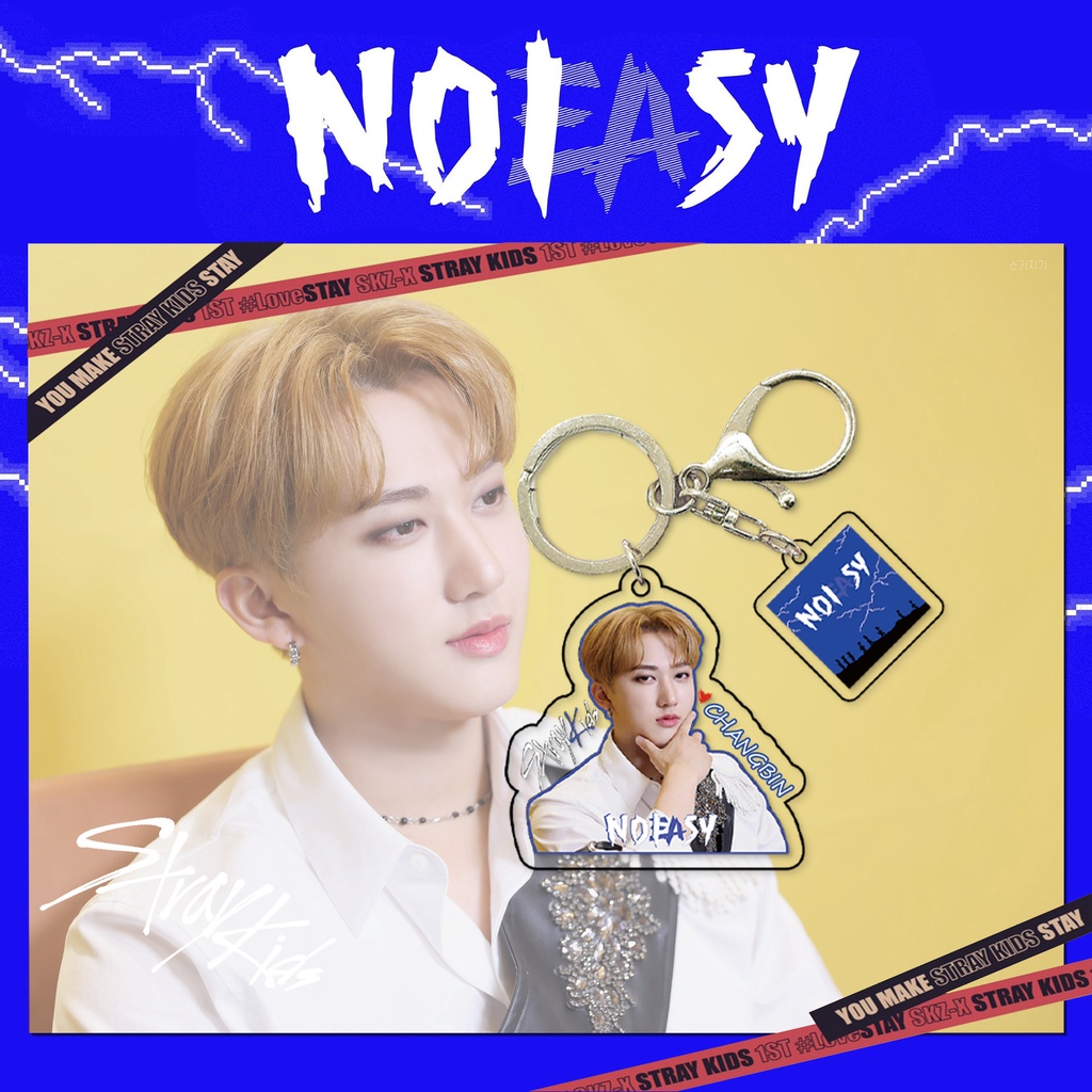 Móc Khóa Nhựa Acrylic Hình Kpop Stray Kids