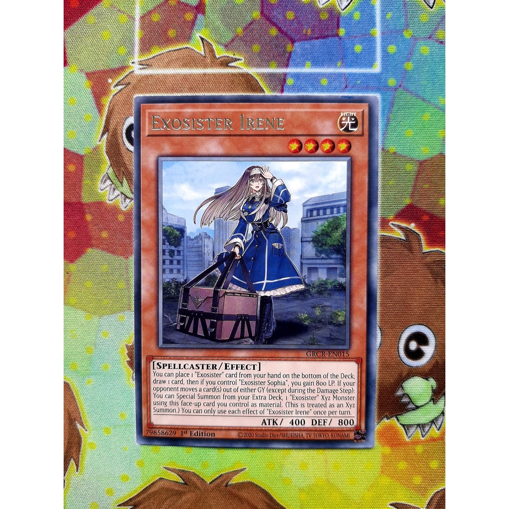 Thẻ Bài Yugioh Monster Exosister Irene - GRCR-EN015 - Rare 1st Edition