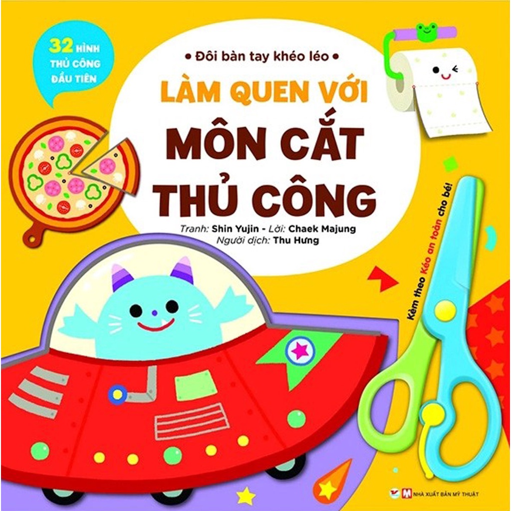Sách - Combo Đôi Bàn Tay Khéo Léo - Tặng Kèm Chiếc Kéo An Toàn (Bộ 3 Cuốn)
