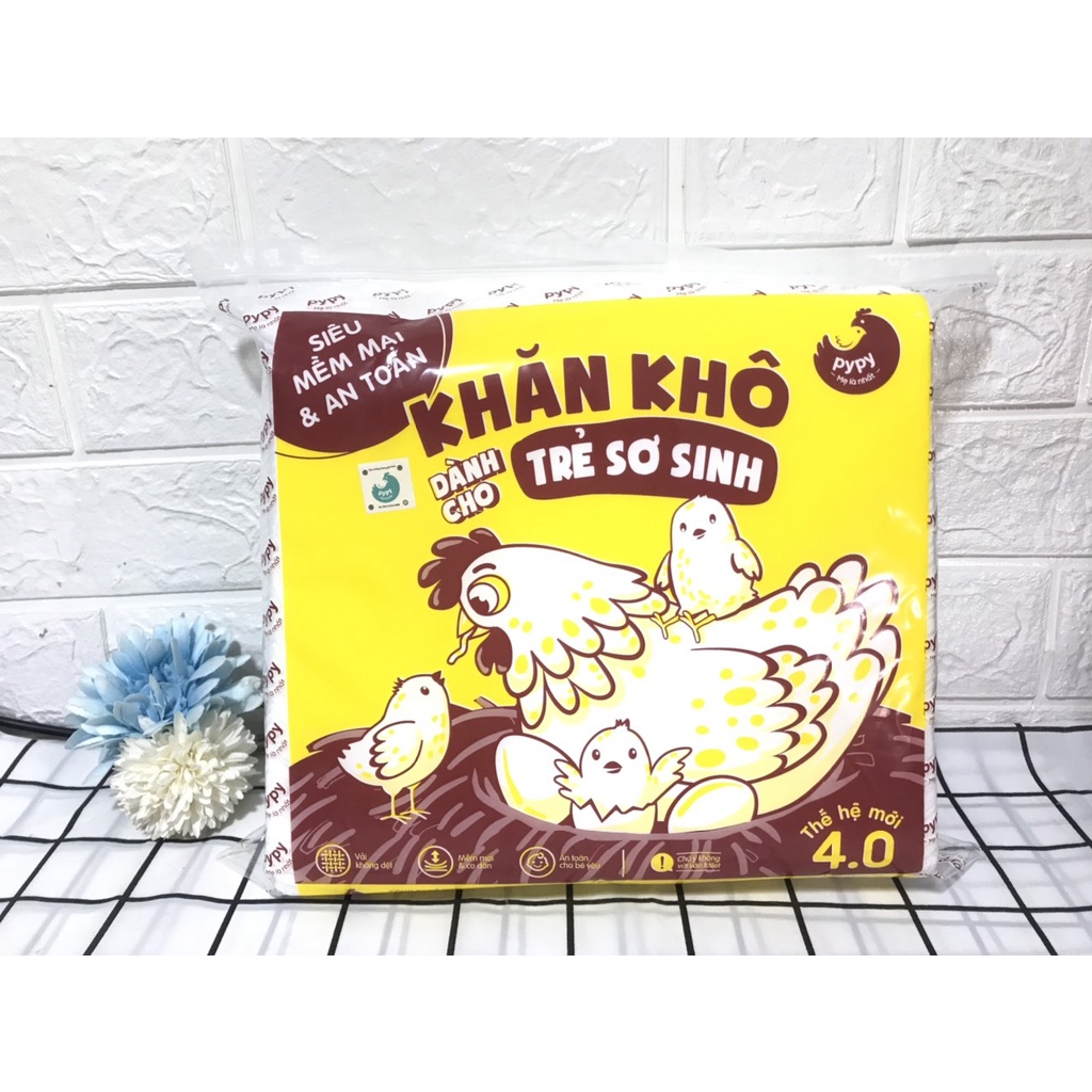 KHĂN VẢI KHÔ ĐA NĂNG PYPY 500g