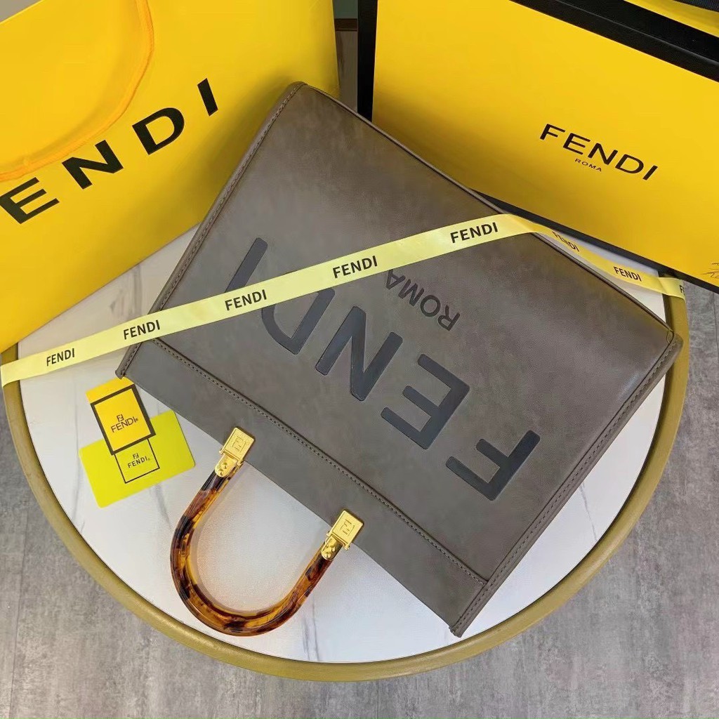 Túi xách FEN.DI bigsize chất da xịn 35cm kèm quai đeo chéo