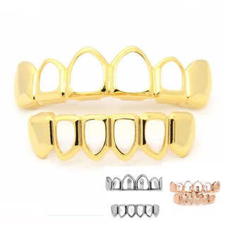 Grillz khoét 2 hàm mạ vàng 14K