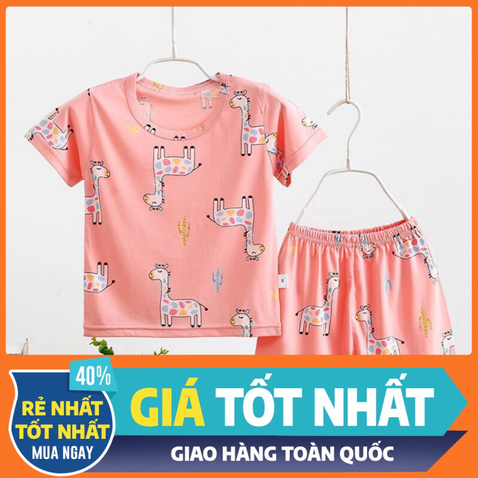 Bộ Thun Lạnh Quảng Châu Cao Cấp 8-35kg Quần Áo Trẻ Em Trai Gái Cực Mát