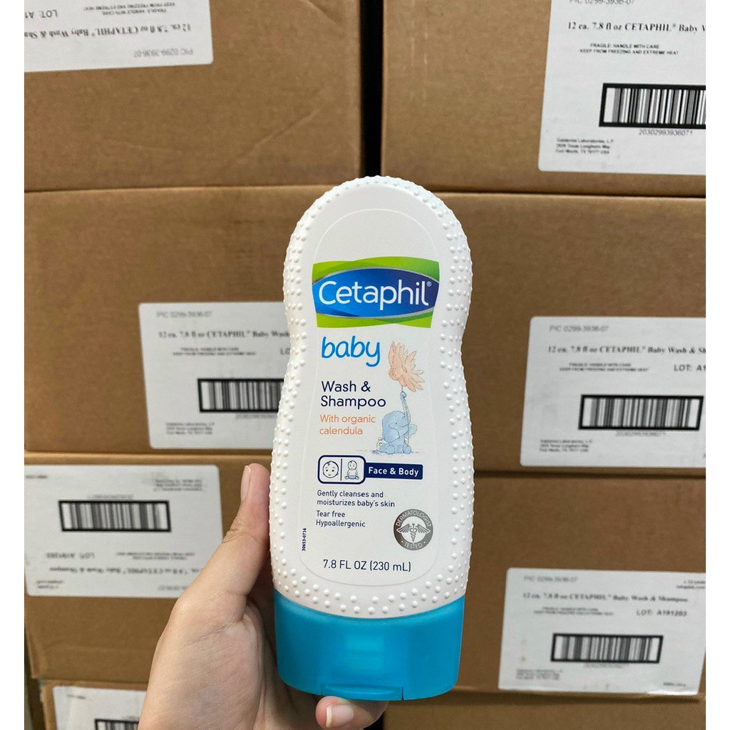 Sữa Tắm Gội Toàn Thân Cetaphil Baby 230ml Mỹ