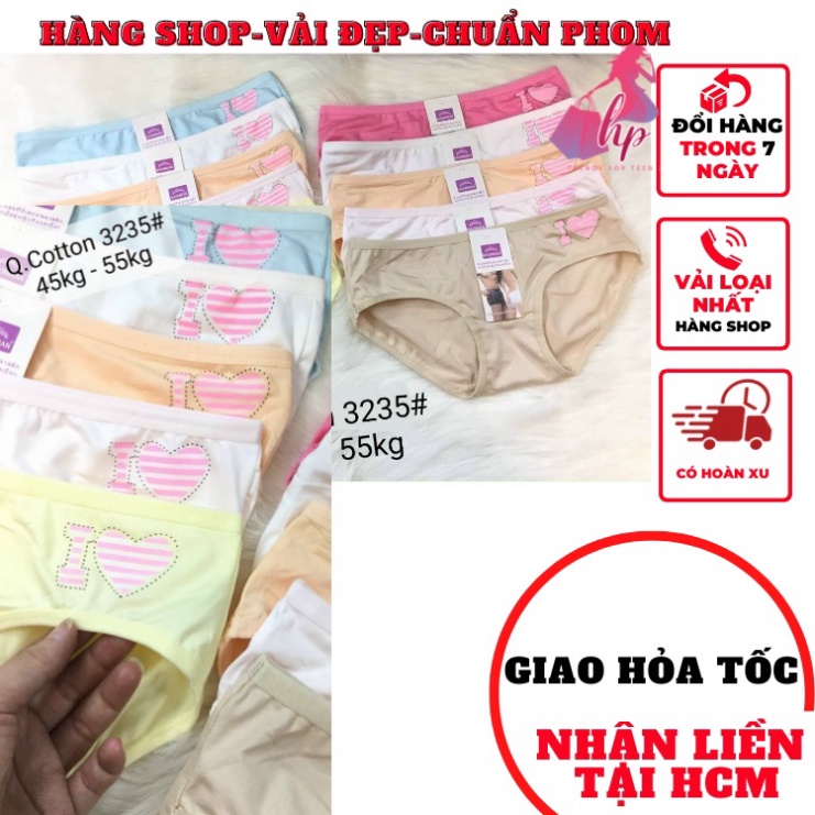 Quần lót nữ thun cotton thấm hút co giãn sexy -bikini 08 -moc
