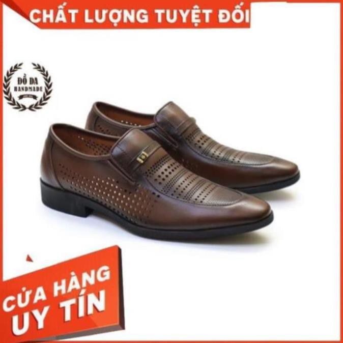 [Sale 3/3] (Hàng Cao Cấp) Giày Âu Lười Loafer Classic Chất Da Thật Sale 11 -op1 " _ ?