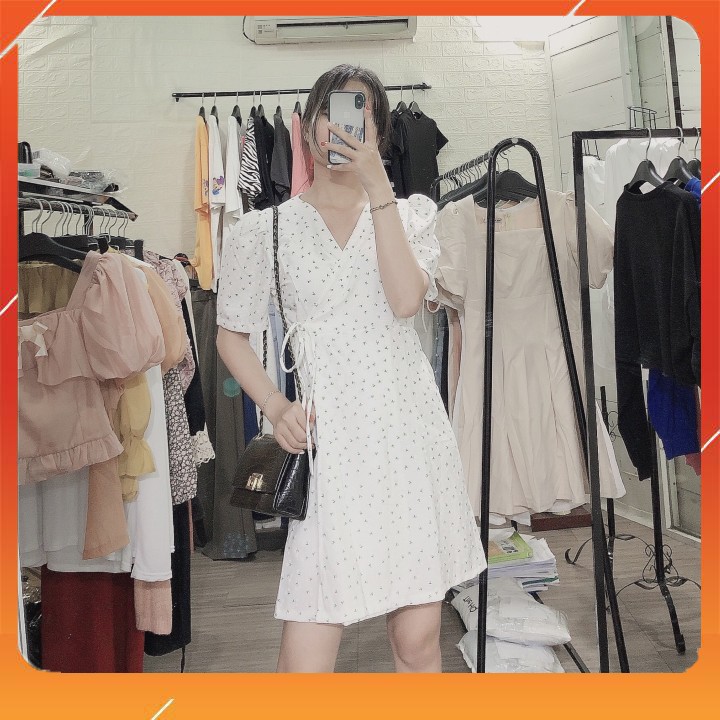 Váy hoa nhí, Đầm hoa nhí vintage TheHQ cho nàng thích phong cách nhẹ nhàng | BigBuy360 - bigbuy360.vn