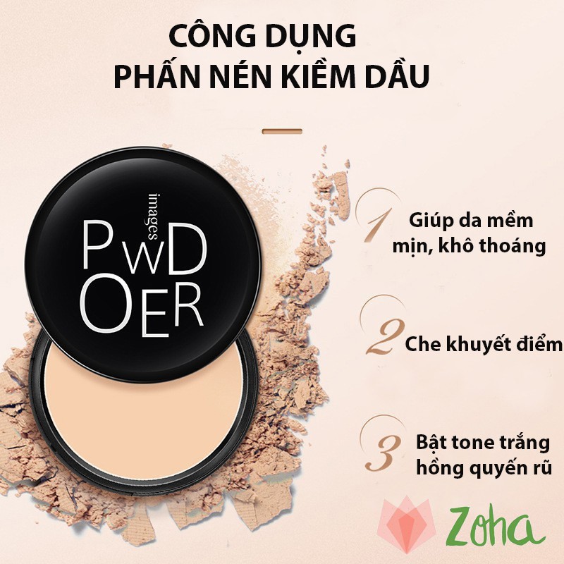 BỘ TRANG ĐIỂM IMAGES Kem BB + Phấn phủ + Bút tạo khối + Chì kẻ mày + Bút dạ kẻ mắt + Mascara + Son lì  ZH-BTD-M704