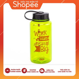 Bình nước thể thao cỡ lớn lock&lock 1l màu xanh lá cây abf610gbk