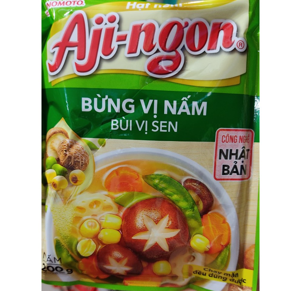 Hạt Nêm Aji-ngon Nấm Hương và Hạt Sen 200g