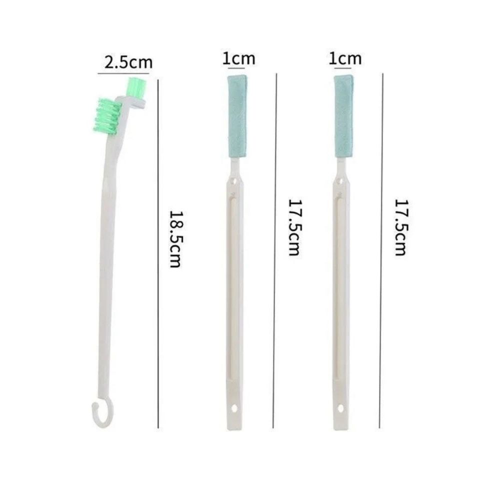 Bộ Bàn Chải Mini Làm Sạch Kẽ Hở Nhỏ Gọn Đa Ứng Dụng