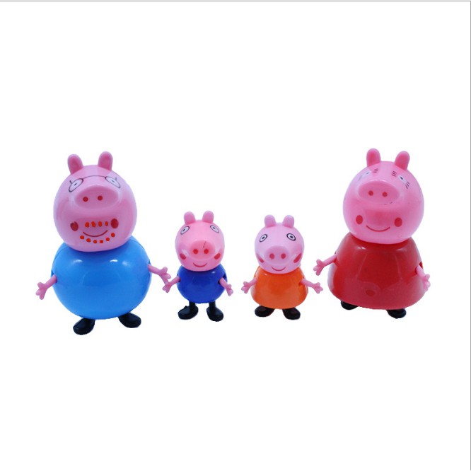 Bộ 4 đồ chơi gia đình heo dễ thương dành cho trẻ em