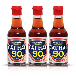 Nước mắm Cát Hải 50 độ đạm chai 50ml