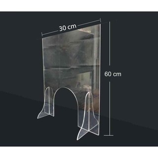 tấm kính mica chắn tia bắn cho quầy hàng nhiều kích thước