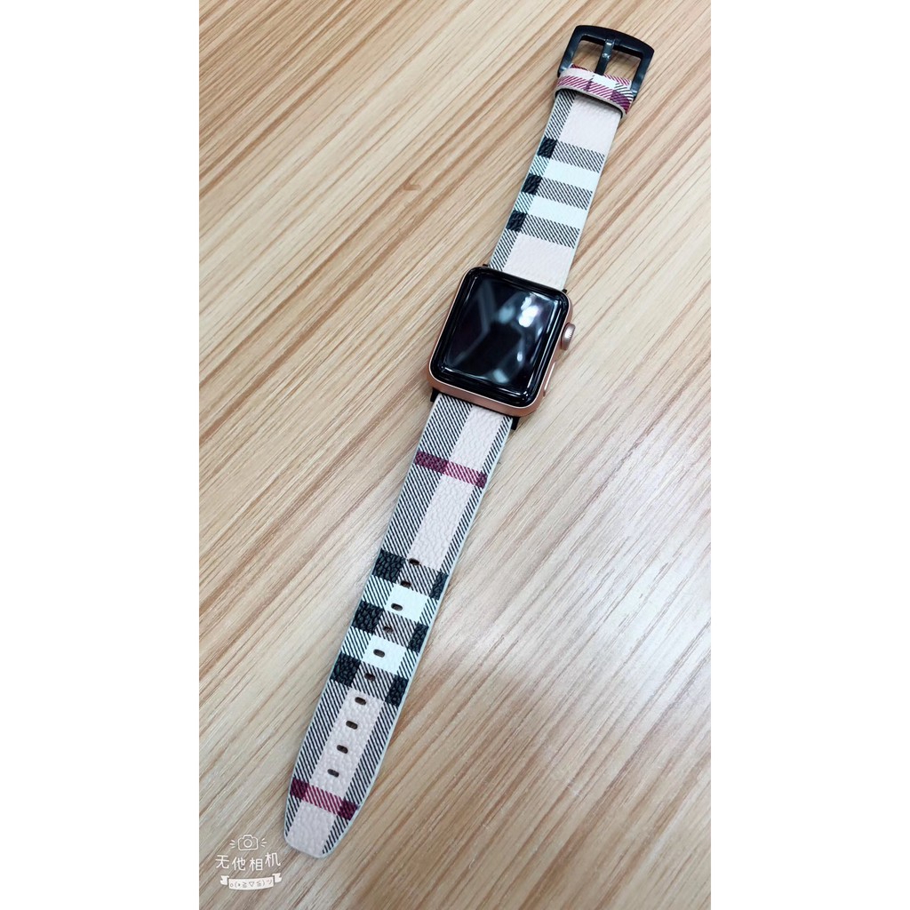 Dây đeo đồng hồ thay thế chất liệu da phối khóa kim loại cho for Apple Watch 38 / 40mm 42 / 44mm  41/45mm 7/ 6 / SE / 5 / 4 / 3 / 2 / 1