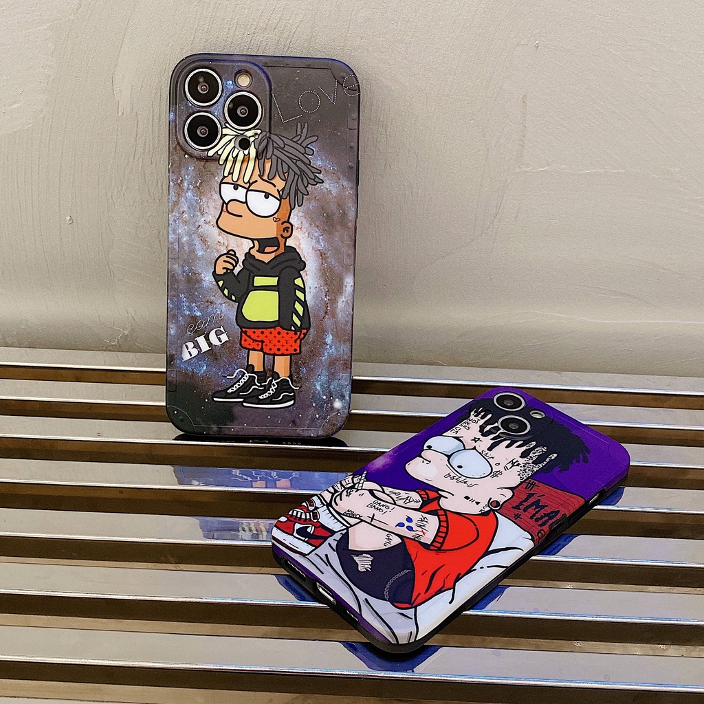 Ốp Điện Thoại In Hình Simpson Cho iPhone13Pro iP12Pro iPhoneXR iPhone11 12Promax 13Promax 11 12 13