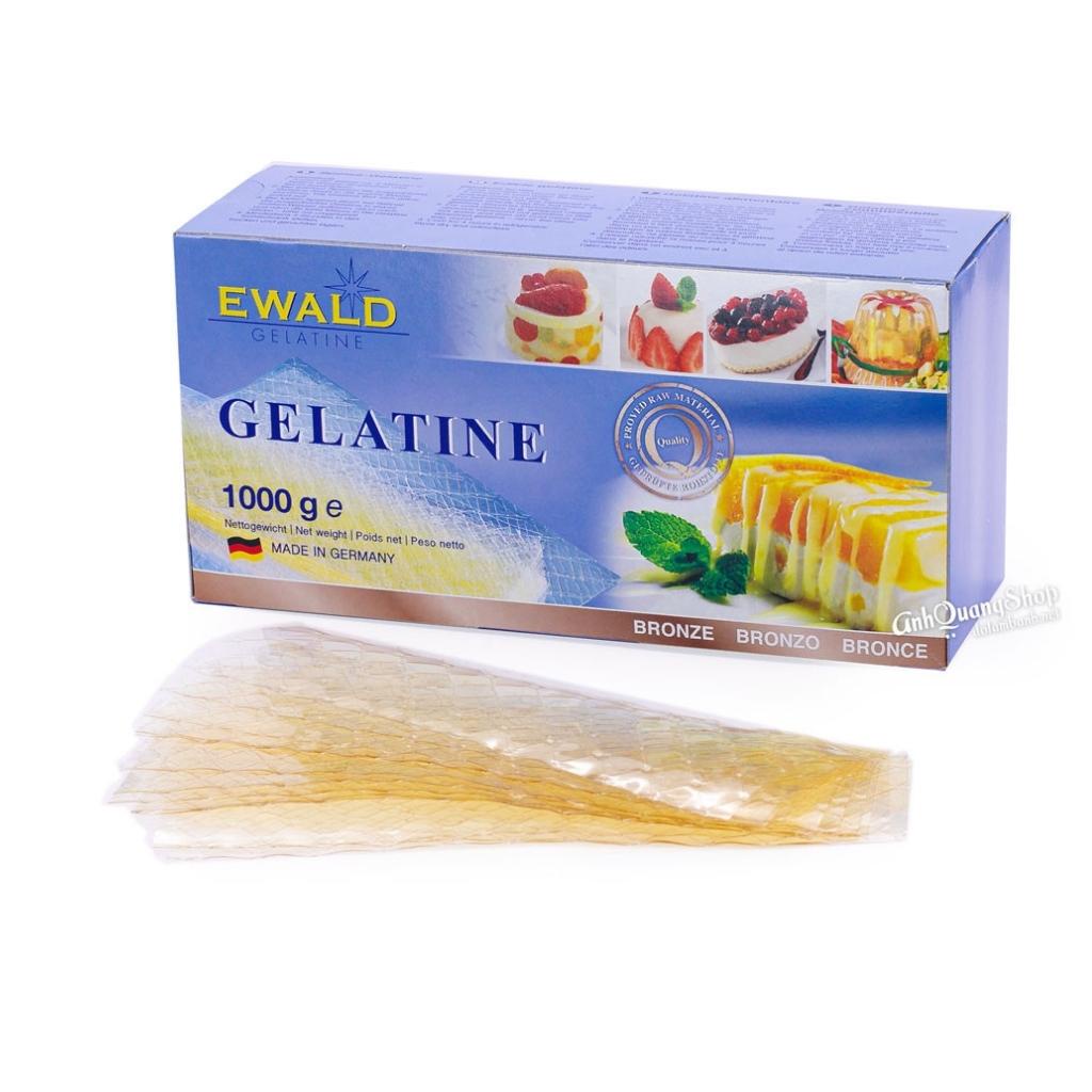 Lá Gelatin Ewald 3,5g Dùng Làm Bánh, Thạch ( 5 lá)