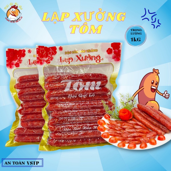 LẠP XƯỞNG TÔM VÀ LẠP XƯỞNG THỊT đạt chuẩn ATVSTP  | KHÔ Gà Bà Già