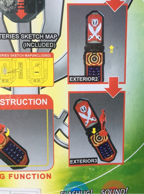 Đồ chơi điện thoại năm anh em siêu nhân - Supe best star