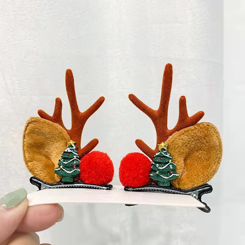 Set 2 kẹp tóc noel cực cute - UniLabel