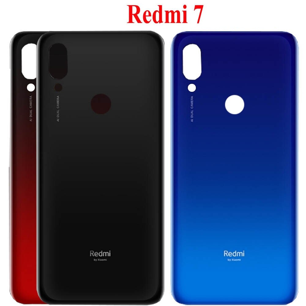 Nắp lưng kính Xiaomi Redmi 7 đủ màu