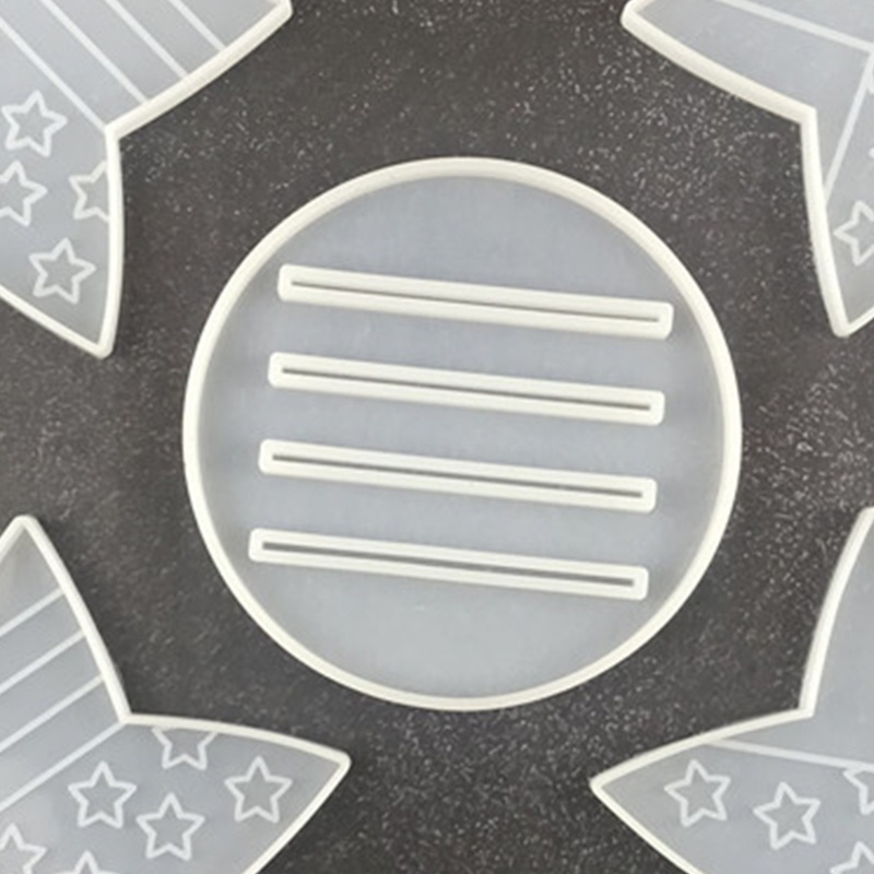 Khuôn Silicone Làm Đế Lót Ly Hình Ngôi Sao Năm Cánh