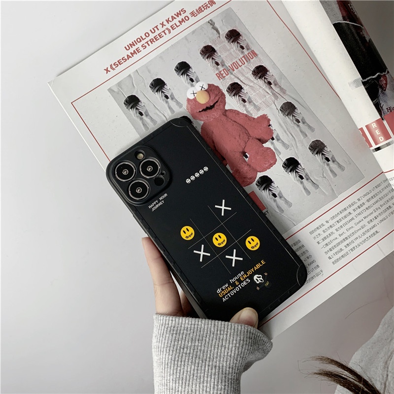 Ốp Điện Thoại IMD Mềm Họa Tiết Mặt Cười Hoạt Hình Dễ Thương Cho IPhone14 13 12 11 MAX X/XS XR XSMAX 7P/8P