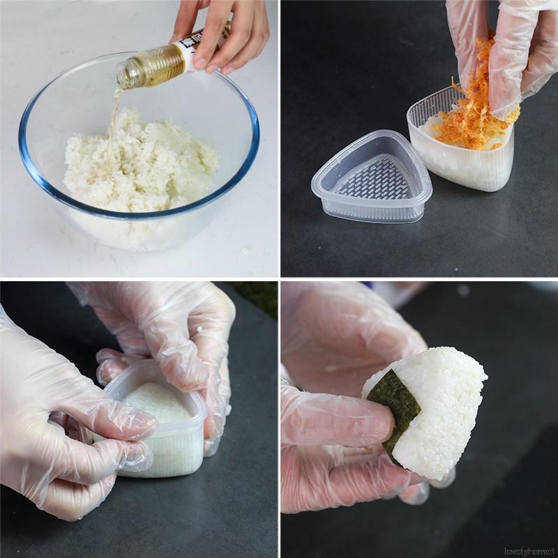 Khuôn làm sushi/ cơm nắm nhiều hình dáng tiện dụng cho nhà bếp