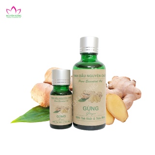 Tinh Dầu Gừng (Ginger ) – 100% nguyên chất ( Treo xe, Xông thơm phòng... )