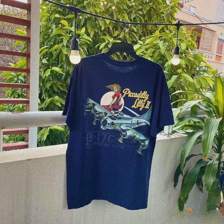 Áo Thun Nam Nữ 2Hand, Áo Phông Mỹ Nam Nữ Unisex Vải Mỹ Dày Cotton Thấm Hút Hàng Tuyển Chọn Loại 1 Mẫu 2