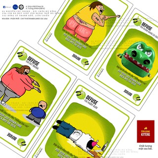 Bài Mèo Nổ Mở Rộng 20 lá Defuse