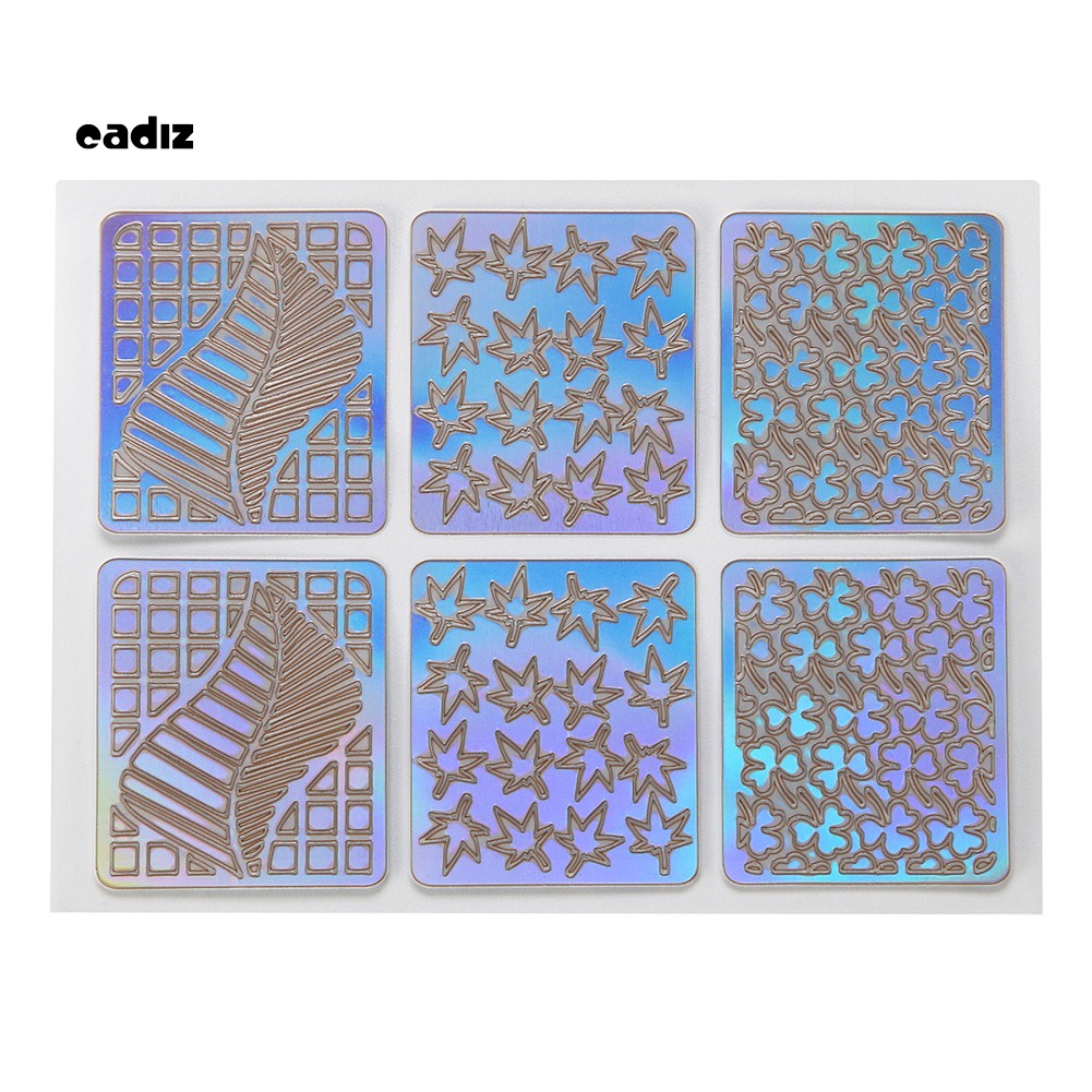 [Hàng mới về] Bộ 12 tờ mẫu in họa tiết trang trí móng tay nghệ thuật