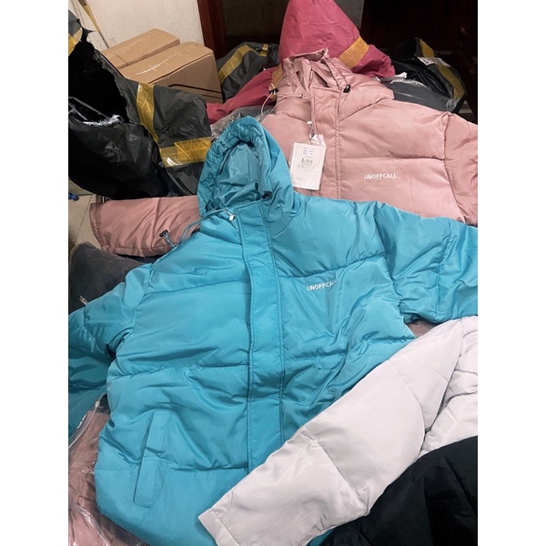 Áo phao có mũ nhiều màu sắc unisex nam nữ phong cách bao ấm