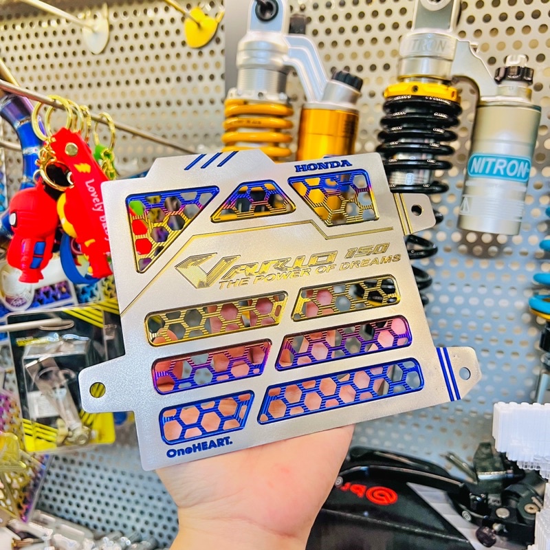 Che Két Nước Titanium Cực Dày 1.5mm cực đẹp gắn vario màu khò ✌🇻🇳